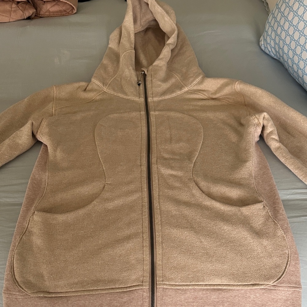 Lululemon Athletica Beige Hoodie Jacket